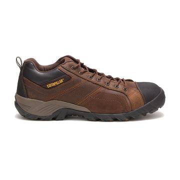 Men's Caterpillar Argon Composite Toe Work Shoes Coffee | SG2739GL