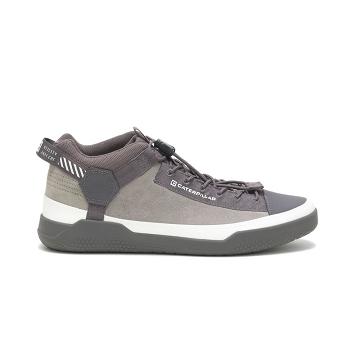 Men's Caterpillar CODE Hex Utility Sneakers Grey | SG2674OR