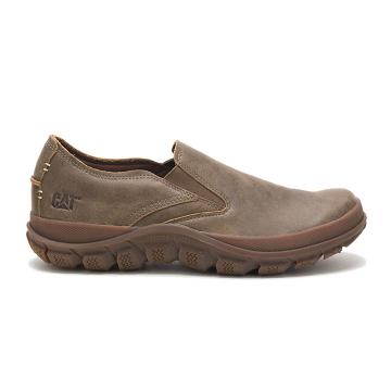Men's Caterpillar Fused Work Shoes Brown | SG2623HK