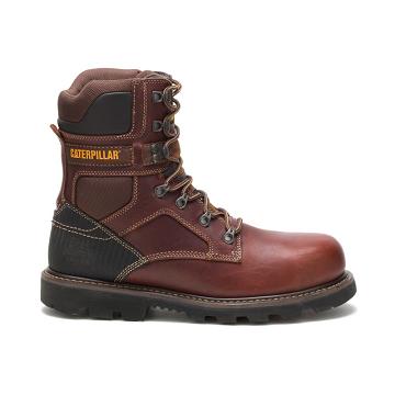 Men's Caterpillar Indiana 2.0 Steel Toe Safety Boots Brown | SG2390FM