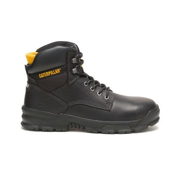 Men's Caterpillar Mobilize Alloy Toe Work Boots Black | SG2600SO