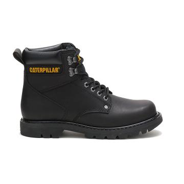 Men's Caterpillar Second Shift Safety Boots Black | SG2362HK