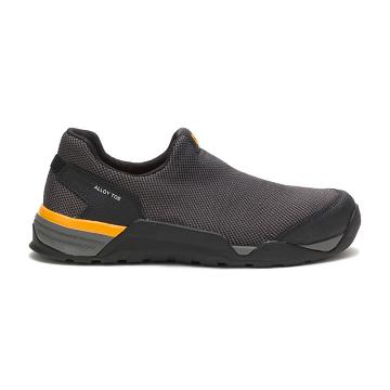 Men's Caterpillar Sprint Moc Alloy Toe Walking Shoes Black | SG2714FM