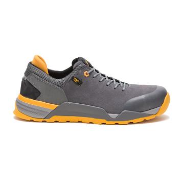 Men's Caterpillar Sprint Suede Alloy Toe Work Shoes Grey | SG2743AP