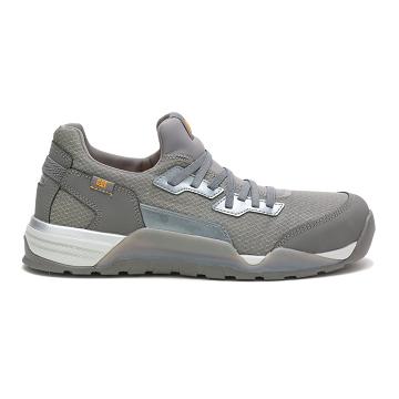 Men's Caterpillar Sprint Textile Alloy Toe Work Shoes Silver | SG2746IS