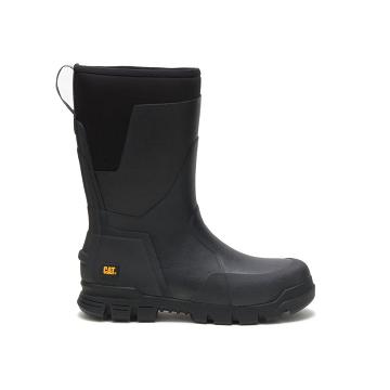 Men's Caterpillar Stormers 11" Work Boots Black | SG2447OR