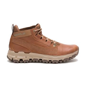 Men's Caterpillar Urban Tracks Hiker Work Boots Coffee | SG2531EX