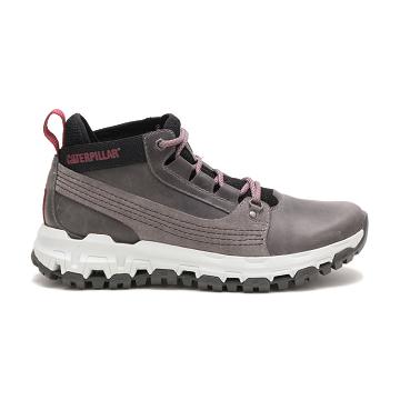 Men's Caterpillar Urban Tracks Hiker Work Boots Grey | SG2532WY
