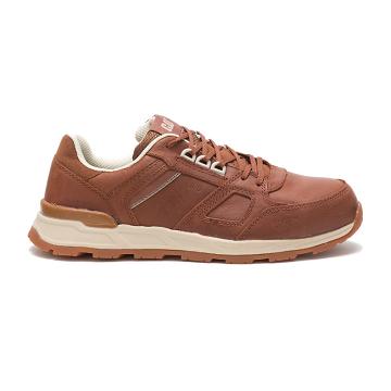 Men's Caterpillar Woodward SD Steel Toe Work Shoes Brown | SG2734ZG