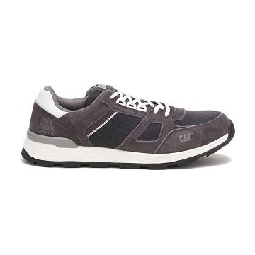 Men's Caterpillar Woodward Steel Toe Work Shoes Taupe | SG2737JJ