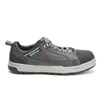 Women's Caterpillar Brode Steel Toe Walking Shoes Grey | SG2922QZ