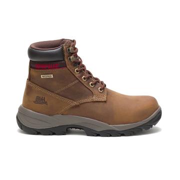 Women's Caterpillar Dryverse 6" Waterproof Safety Boots Brown | SG2765HK