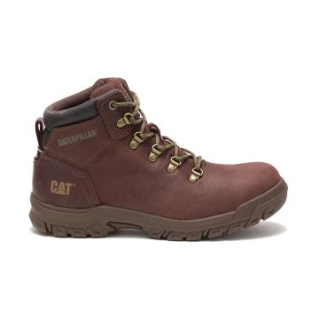 Women's Caterpillar Mae Steel Toe Waterproof Safety Boots Coffee | SG2767FM