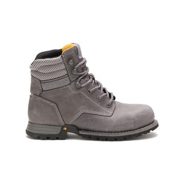 Women's Caterpillar Paisley 6" Steel Toe Work Boots Grey | SG2843OR