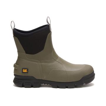 Women's Caterpillar Stormers 6" Work Boots Olive | SG2787SO