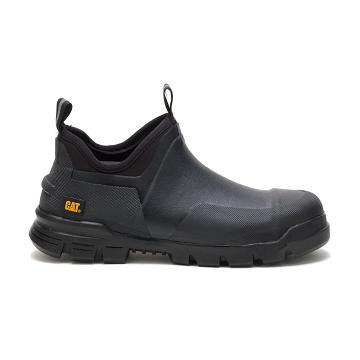 Women's Caterpillar Stormers Steel Toe Work Shoes Black | SG2860PQ