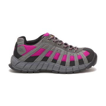 Women's Caterpillar Switch Steel Toe Work Shoes Pink | SG2933IS