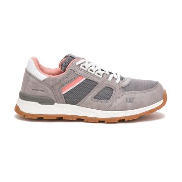 Women's Caterpillar Woodward Steel Toe Walking Shoes Khaki | SG2924NB